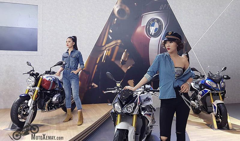 người đẹp bên moto BMW tại Joyfest Vietnam 2018