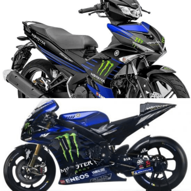 exciter 150 2019 monster energy thay the movistar