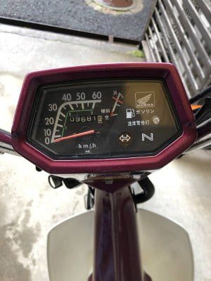 Honda chaly 1995 Red Meter