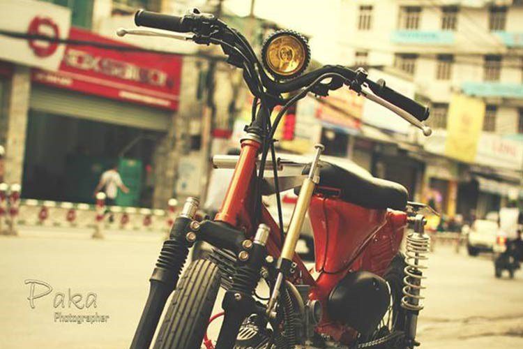 Siêu cub Honda độ Bobber cực chất của biker Việt 140