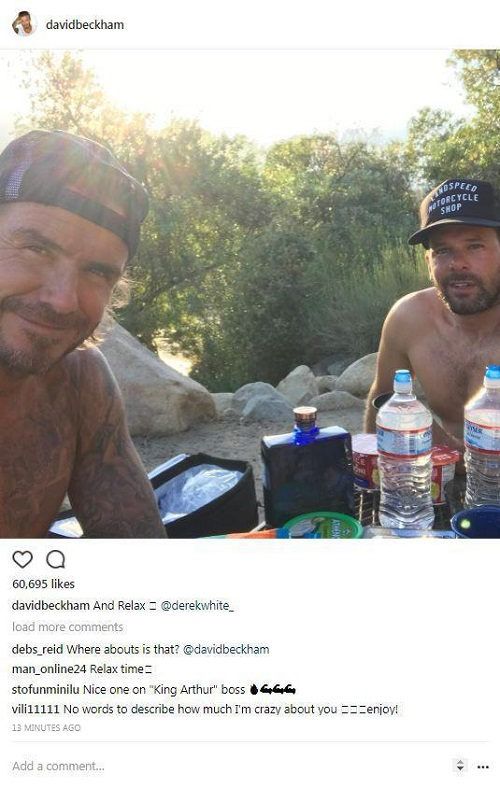 Ngắm David Beckham "cực ngầu" trên xế phượt - 4